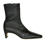Wally-Sock Stretch Leather Ankle Boot