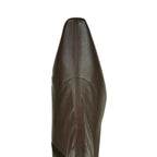 Wally-Sock Stretch Leather Ankle Boot