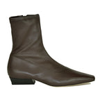 Wally-Sock Stretch Leather Flat Boot