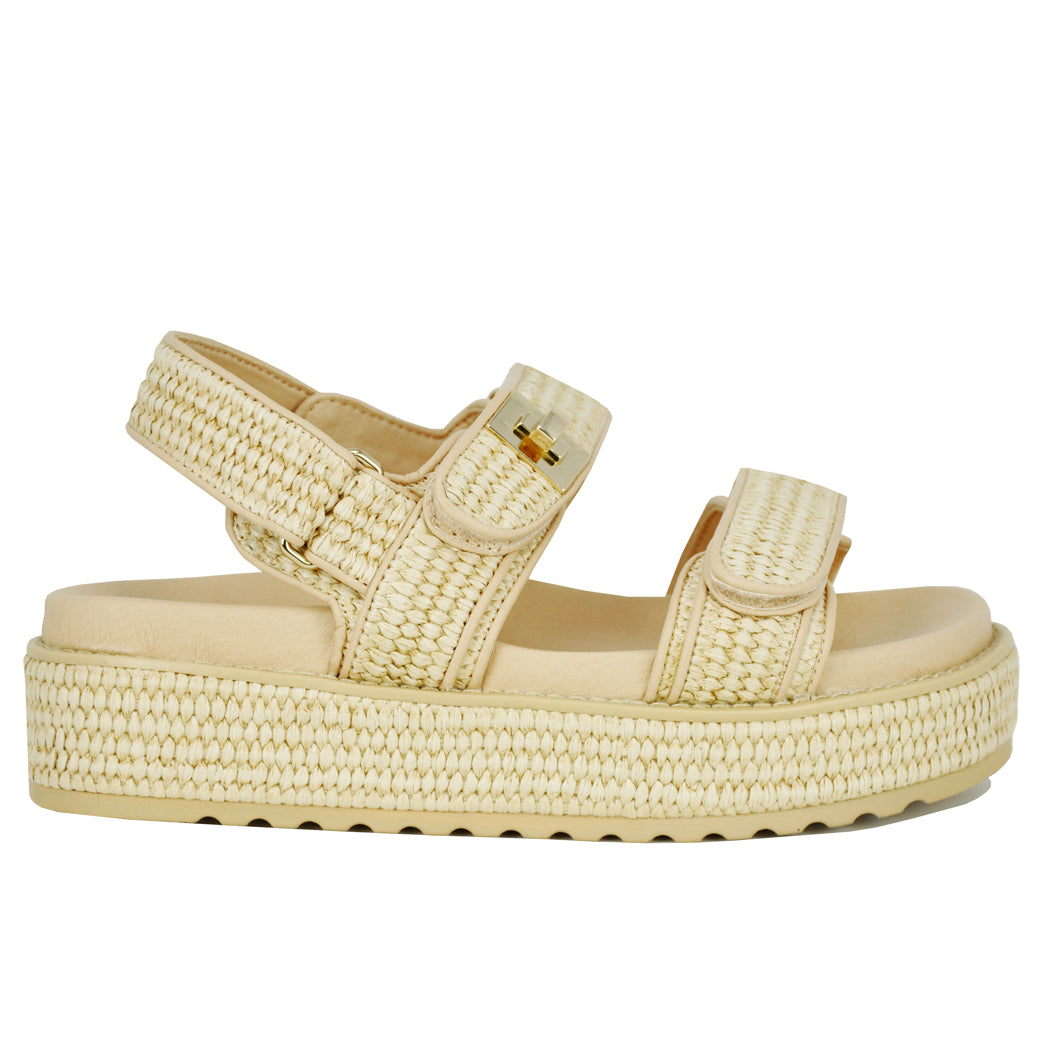 Steve Madden Raffia Platform Sandals Steve Madden Bigmona