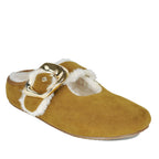 Cloudy-Fur Fur Strap Flat