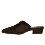 Dessa Suede Heel Mule