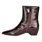Karlson Leather Pointed Toe Ankle Boot