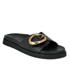 Mandie Leather Ornament Footbed Slide