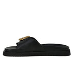 Mandie Leather Ornament Footbed Slide