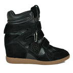 Mavis Velcro Wedge Combo Sneaker