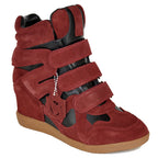 Mavis Velcro Wedge Combo Sneaker
