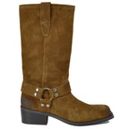 Ruskin Suede Harness Tall Boot