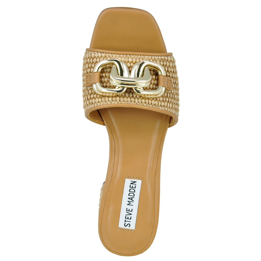 Santana Raffia Heel Slide – Footnotes