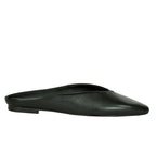 Sherman Leather Flat Mule