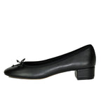 Steffi Leather Block Heel Pump