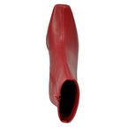 Vinka Leather Heel Bootie