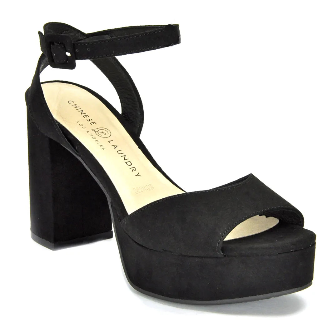 Theresa Suede Platform Sandal – Footnotes