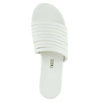 Caro Leather Flat Slide