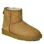 Classic Mini II Suede Shearling Bootie