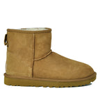 Classic Mini II Suede Shearling Bootie