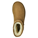 Classic Mini II Suede Shearling Bootie