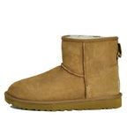 Classic Mini II Suede Shearling Bootie