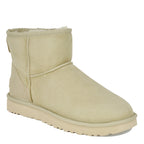 Classic Mini II Suede Shearling Bootie