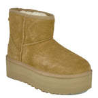 Classic Mini Platform Suede Platform Bootie