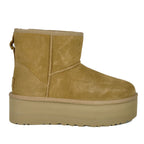 Classic Mini Platform Suede Platform Bootie