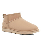 Classic Ultra Mini Suede Shearling Ankle Bootie