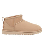 Classic Ultra Mini Suede Shearling Ankle Bootie