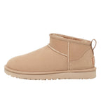 Classic Ultra Mini Suede Shearling Ankle Bootie