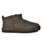 Classic Ultra Mini Suede Shearling Ankle Bootie