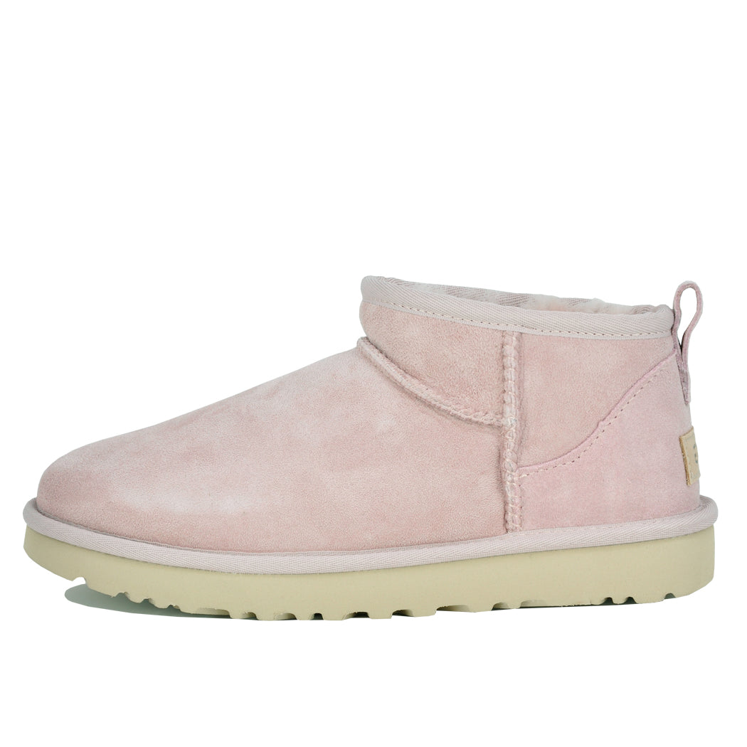 Classic Ultra Mini Suede Shearling Ankle Bootie