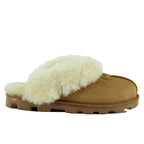 Coquette Suede Fur Lined Mule