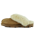 Coquette Suede Fur Lined Mule