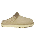 Goldenstar Suede Platform Clog Sand