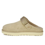 Goldenstar Suede Platform Clog Sand