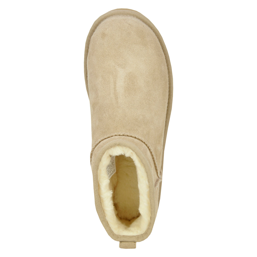 Classic Ultra Mini Platform Suede Platform Ankle Bootie
