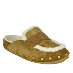 Fenix Suede Shearling Closed Clog