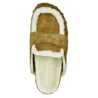 Fenix Suede Shearling Closed Clog