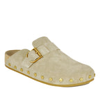 Fern Suede Rivet Clog