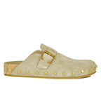 Fern Suede Rivet Clog