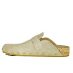 Fern Suede Rivet Clog