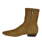 Glinda Suede Flat Bootie
