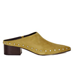 August-Clog Suede Studded Mule