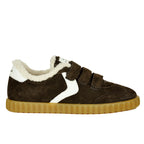 InesFringe-OD01 Suede Velcro Sneaker