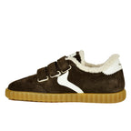 InesFringe-OD01 Suede Velcro Sneaker