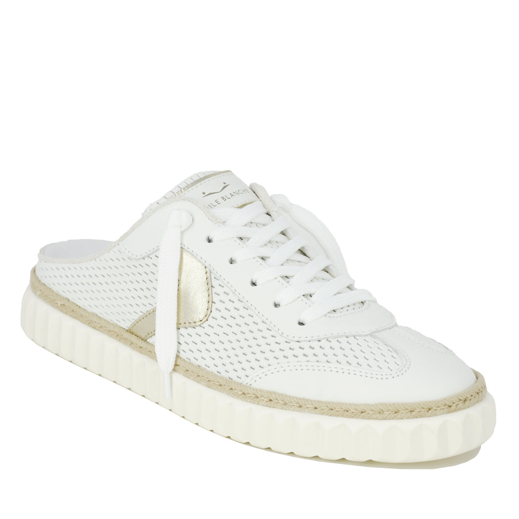 InesMule-ON01 Leather Rope Sneaker Mule