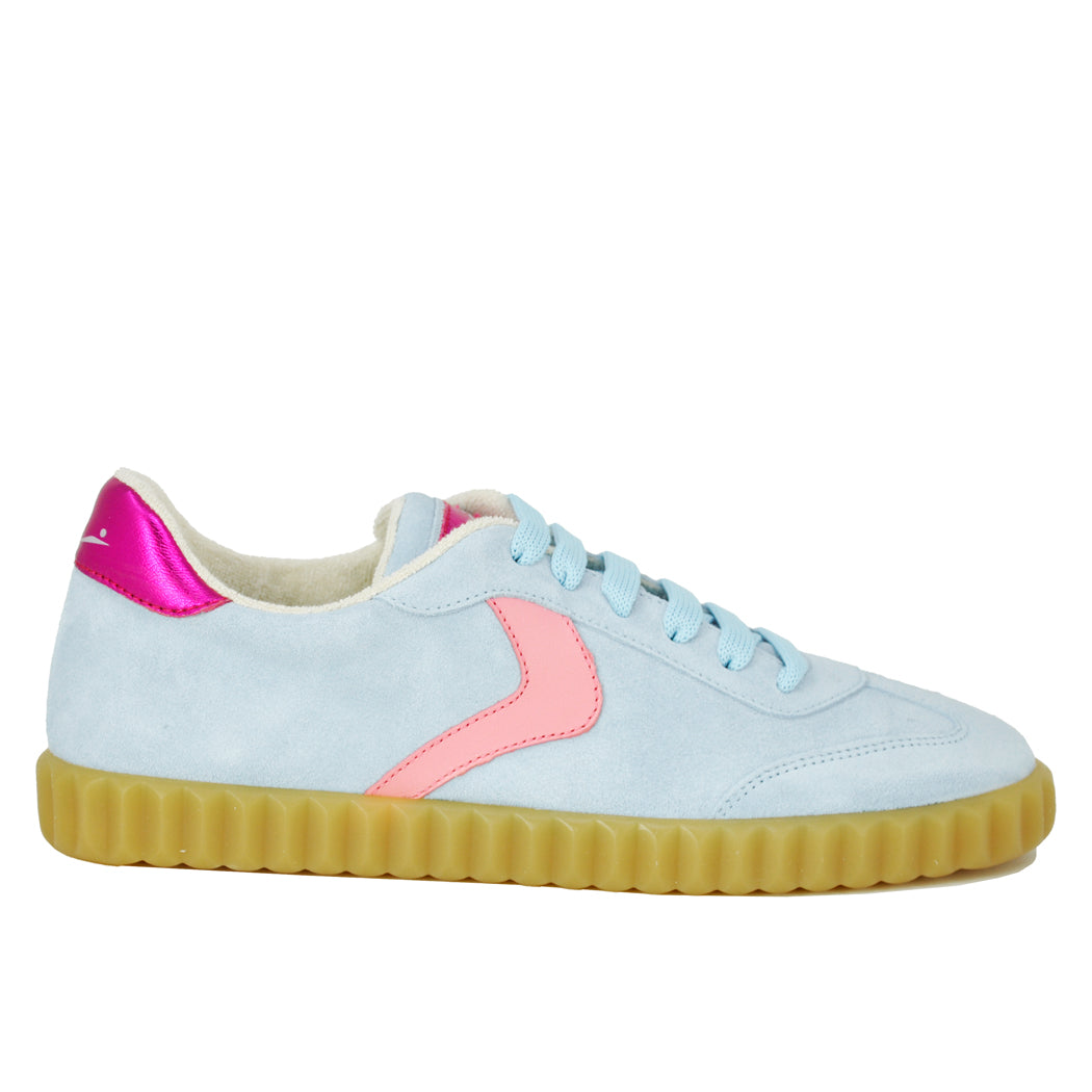 InesSuede-3C93 Suede Tie Sneaker