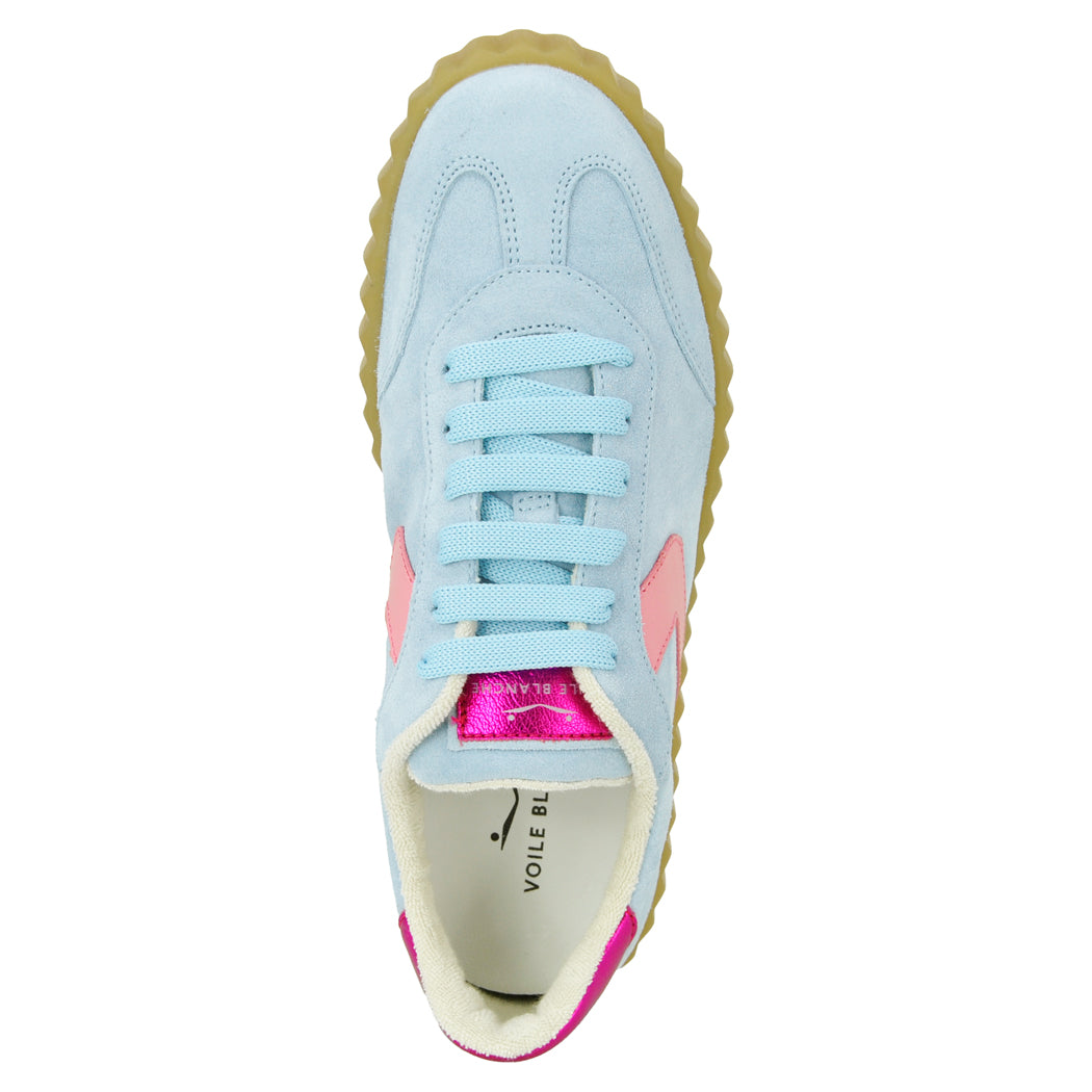 InesSuede-3C93 Suede Tie Sneaker