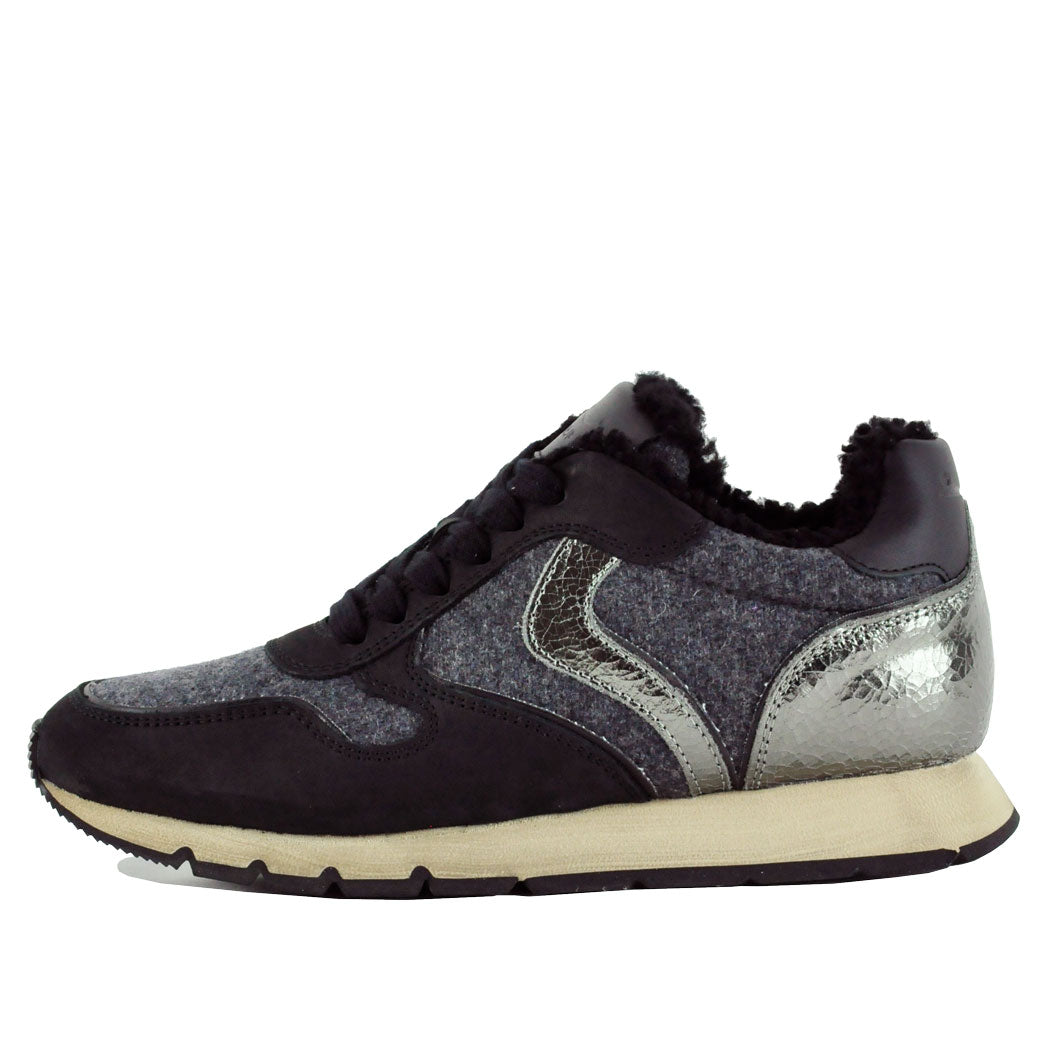 Julia-1A01 Shearling Sneakers