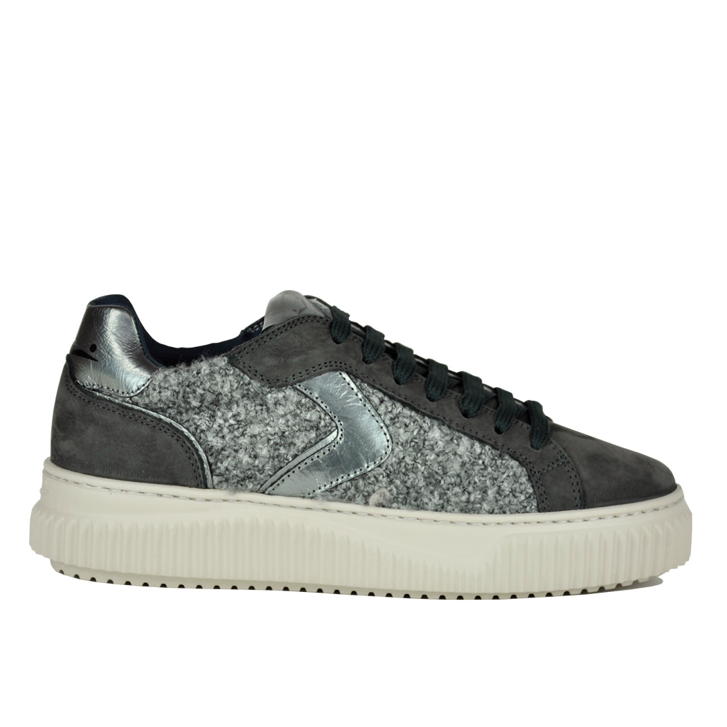 Lipari-1B69 Wool Asphalt Sneaker