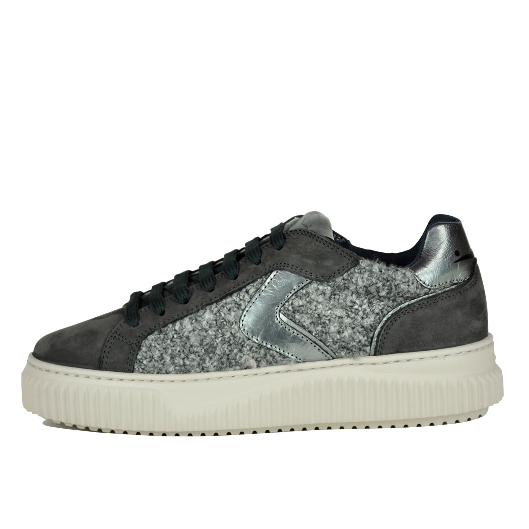 Lipari-1B69 Wool Asphalt Sneaker
